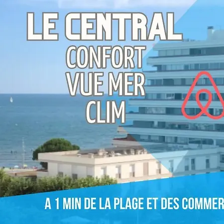 Apartment Le Central Vue Mer Clim Plage 2min Cosy Confort - Jetservices Conciergerie *